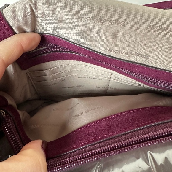 Michael Kors Burgundy (deep purple) Quilted Shoulder Bag - Picture 13 of 16